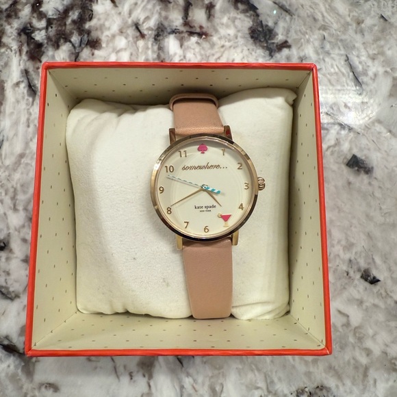 Kate Spade Gold and Pink Women's Watch - Picture 1 of 5